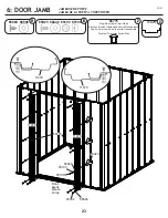 Preview for 23 page of Arrow Storage Products CLG66BG Owner'S Manual & Assembly Manual