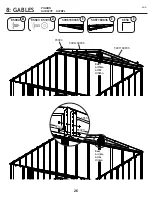 Preview for 26 page of Arrow Storage Products CLG66BG Owner'S Manual & Assembly Manual