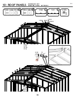 Preview for 30 page of Arrow Storage Products CLG66BG Owner'S Manual & Assembly Manual