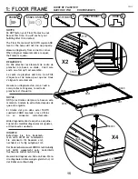 Предварительный просмотр 15 страницы Arrow Storage Products CLG86BG Owner'S Manual & Assembly Manual