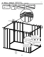 Предварительный просмотр 21 страницы Arrow Storage Products CLG86BG Owner'S Manual & Assembly Manual