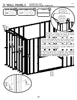 Предварительный просмотр 22 страницы Arrow Storage Products CLG86BG Owner'S Manual & Assembly Manual