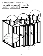 Предварительный просмотр 23 страницы Arrow Storage Products CLG86BG Owner'S Manual & Assembly Manual