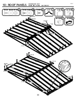 Предварительный просмотр 33 страницы Arrow Storage Products CLG86BG Owner'S Manual & Assembly Manual