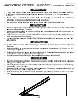 Предварительный просмотр 39 страницы Arrow Storage Products CLG86BG Owner'S Manual & Assembly Manual