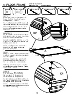 Preview for 16 page of Arrow Storage Products CLG87BG Owner'S Manual & Assembly Manual