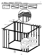 Preview for 23 page of Arrow Storage Products CLG87BG Owner'S Manual & Assembly Manual