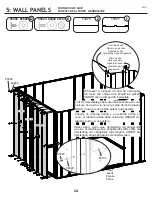 Preview for 24 page of Arrow Storage Products CLG87BG Owner'S Manual & Assembly Manual