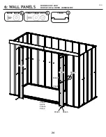 Preview for 24 page of Arrow Storage Products CLP84BG Owner'S Manual & Assembly Manual