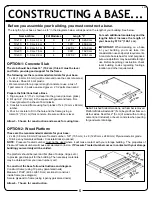 Preview for 5 page of Arrow Storage Products Commander series Owner'S Manual & Assembly Manual