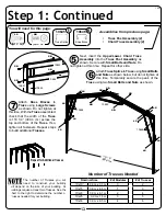 Preview for 13 page of Arrow Storage Products Commander series Owner'S Manual & Assembly Manual