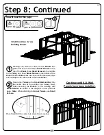 Preview for 25 page of Arrow Storage Products Commander series Owner'S Manual & Assembly Manual