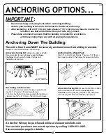 Preview for 46 page of Arrow Storage Products Commander series Owner'S Manual & Assembly Manual