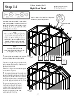 Предварительный просмотр 27 страницы Arrow Storage Products DK1014 B1 Owner'S Manual & Assembly Instructions