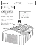 Предварительный просмотр 29 страницы Arrow Storage Products DK1014 B1 Owner'S Manual & Assembly Instructions