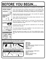 Preview for 2 page of Arrow Storage Products DKGA-A Owner'S Manual And Assembly Manual