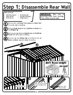 Preview for 6 page of Arrow Storage Products DKGA-A Owner'S Manual And Assembly Manual