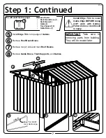 Preview for 7 page of Arrow Storage Products DKGA-A Owner'S Manual And Assembly Manual