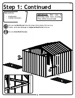 Preview for 8 page of Arrow Storage Products DKGA-A Owner'S Manual And Assembly Manual