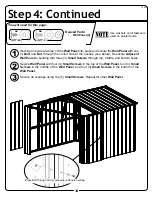 Preview for 14 page of Arrow Storage Products DKGA-A Owner'S Manual And Assembly Manual