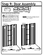 Preview for 22 page of Arrow Storage Products DKGA-A Owner'S Manual And Assembly Manual