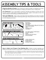 Предварительный просмотр 3 страницы Arrow Storage Products DS108 Owner'S Manual & Assembly Manual