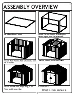 Предварительный просмотр 11 страницы Arrow Storage Products DS108 Owner'S Manual & Assembly Manual