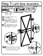 Предварительный просмотр 22 страницы Arrow Storage Products DS108 Owner'S Manual & Assembly Manual