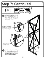 Предварительный просмотр 23 страницы Arrow Storage Products DS108 Owner'S Manual & Assembly Manual