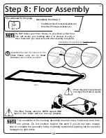 Предварительный просмотр 24 страницы Arrow Storage Products DS108 Owner'S Manual & Assembly Manual