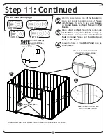 Предварительный просмотр 28 страницы Arrow Storage Products DS108 Owner'S Manual & Assembly Manual