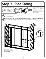 Предварительный просмотр 21 страницы Arrow Storage Products ED102 Owner'S Manual & Assembly Manual