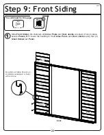 Предварительный просмотр 23 страницы Arrow Storage Products ED102 Owner'S Manual & Assembly Manual