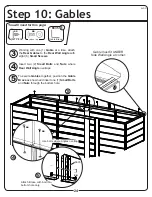 Предварительный просмотр 25 страницы Arrow Storage Products ED102 Owner'S Manual & Assembly Manual