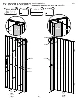 Preview for 47 page of Arrow Storage Products EG1014AB Owner'S Manual & Assembly Manual