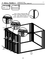 Preview for 26 page of Arrow Storage Products EG108AN Owner'S Manual & Assembly Manual