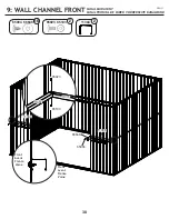 Preview for 30 page of Arrow Storage Products EG108AN Owner'S Manual & Assembly Manual