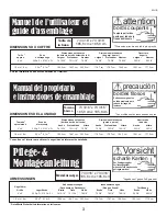 Preview for 3 page of Arrow Storage Products EG66AB Owner'S Manual & Assembly Manual