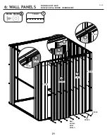 Preview for 21 page of Arrow Storage Products EG66AB Owner'S Manual & Assembly Manual