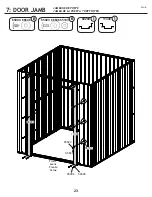 Preview for 23 page of Arrow Storage Products EG66AB Owner'S Manual & Assembly Manual