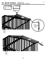 Preview for 27 page of Arrow Storage Products EG66AB Owner'S Manual & Assembly Manual