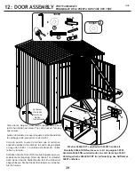 Preview for 39 page of Arrow Storage Products EG66AB Owner'S Manual & Assembly Manual