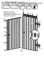 Preview for 41 page of Arrow Storage Products EG86AB Owner'S Manual & Assembly Manual