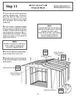 Preview for 24 page of Arrow Storage Products EH65-A Owner'S Manual & Assembly Instructions