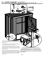 Preview for 33 page of Arrow Storage Products EP64AB Owner'S Manual & Assembly Manual