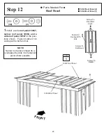 Preview for 22 page of Arrow Storage Products EPA104 Owner'S Manual & Assembly Instructions