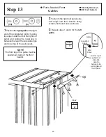 Preview for 23 page of Arrow Storage Products EPA104 Owner'S Manual & Assembly Instructions