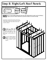 Preview for 21 page of Arrow Storage Products EPA64 Owner'S Manual & Assembly Manual