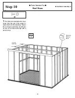 Preview for 21 page of Arrow Storage Products EPA84 Owner'S Manual & Assembly Instructions