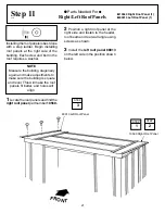 Preview for 22 page of Arrow Storage Products EPA84 Owner'S Manual & Assembly Instructions